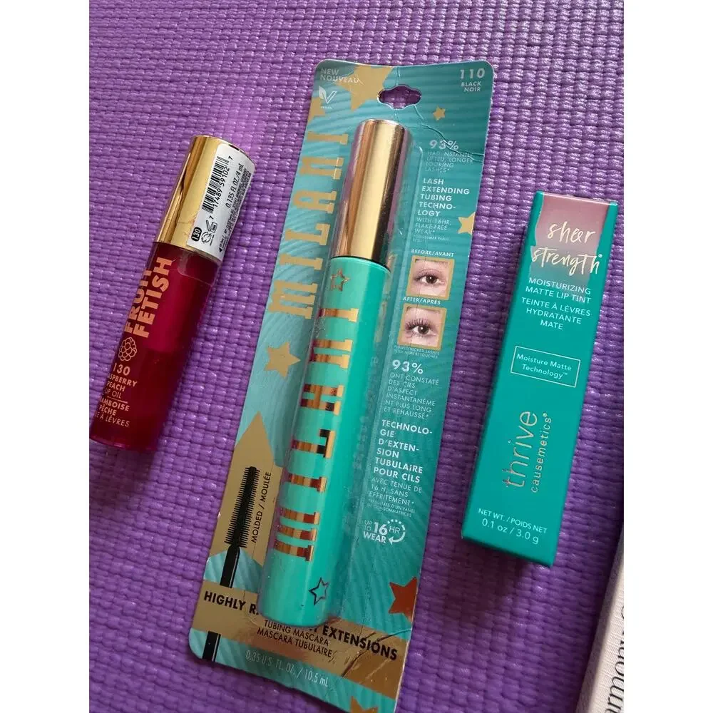 New Makeup Lot Rare Beauty, Milani, Thrive Causemetics Makeup Bundle Full Size